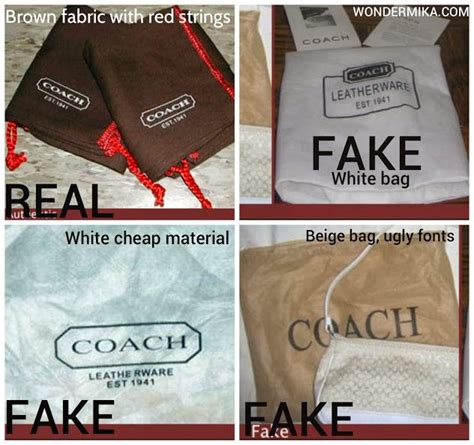 fake coach bag id|authentic coach dust bag.